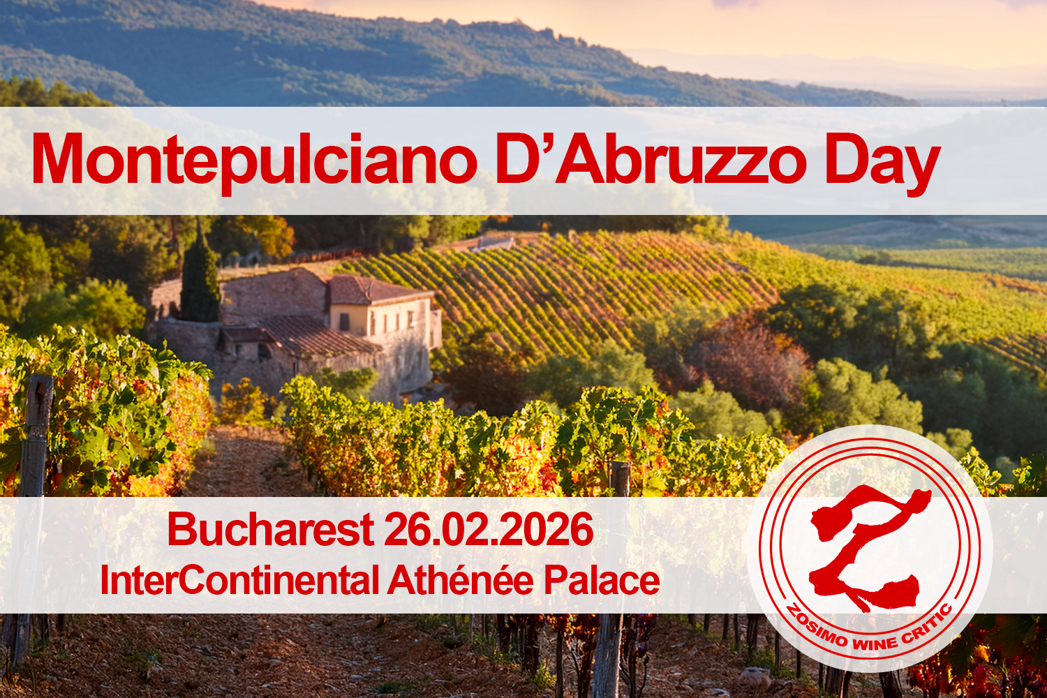 Montepulciano d’Abruzzo Day – București 2026
