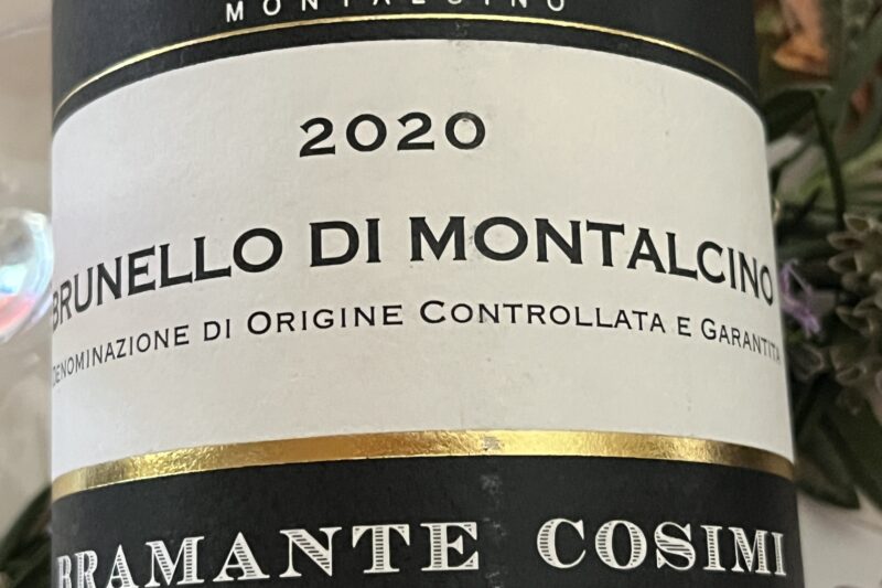Il Poggiolo Montalcino – Bramante Cosimi – 2020 – 97 Points ZWC 