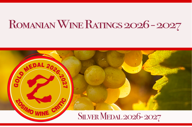 Romanian Wine Ratings – Silver Medal 2026 – 2027 – Zosimo Wine Critic